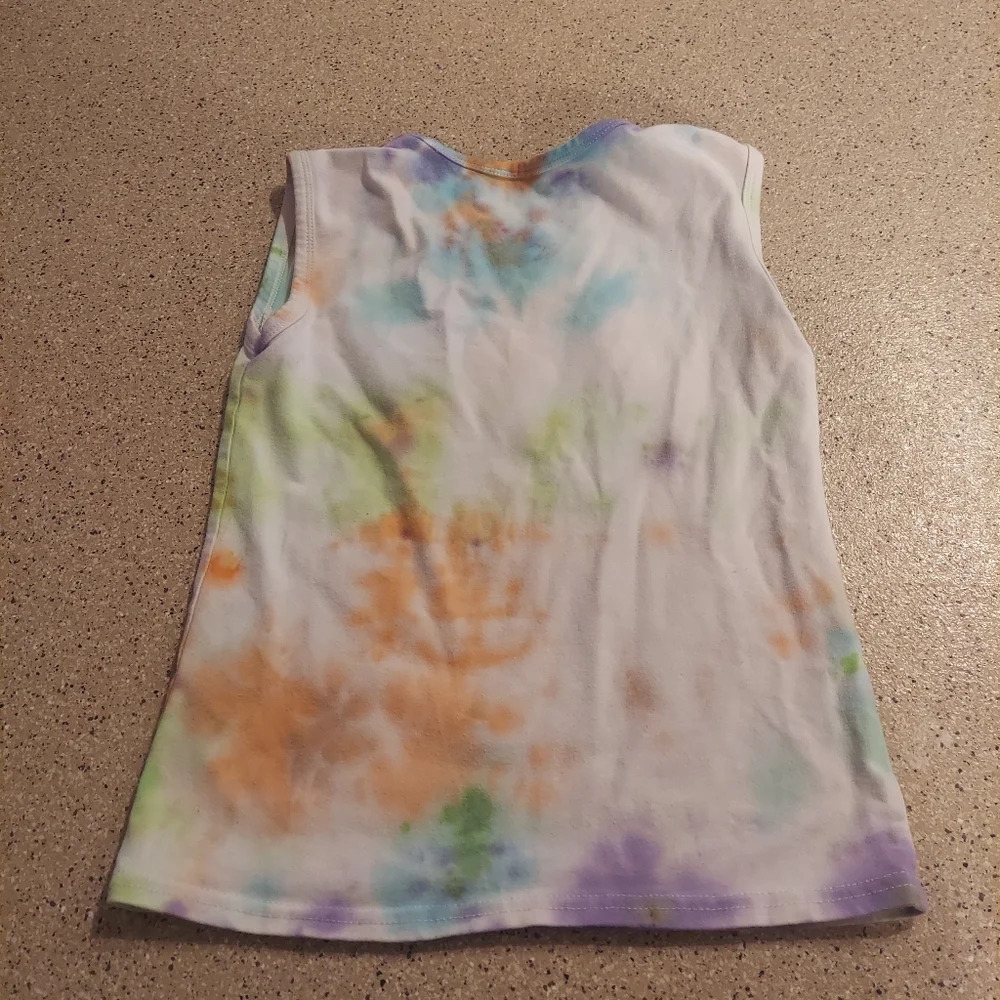 Tie dye Minnie Mouse tank top shirt 7/8 med My home girl - Picture 5 of 5